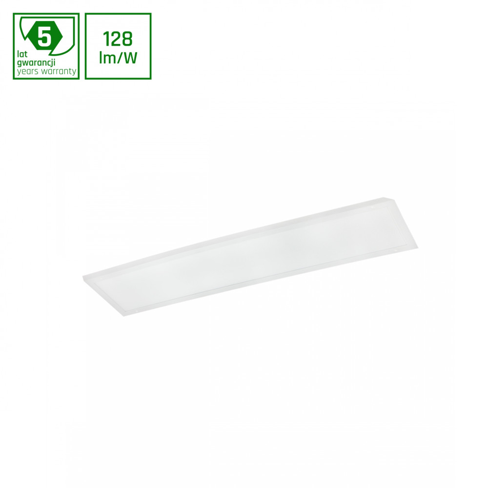 SPECTRUM - ALGINE BACKLIGHT LED panel 40W 120° IP20 300x1200x32MM 230V Teplá biela / 3000°K - Biely rám / záruka 5 rokov