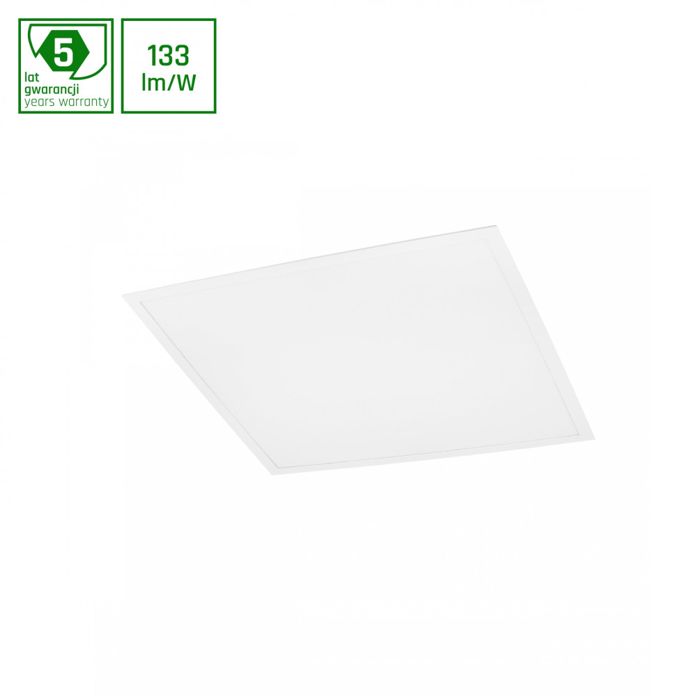 SPECTRUM LED - ALGINE BACKLIGHT LED panel 40W 120° IP20 600x600x32MM 230V Teplá biela / 3000°K - Biely rám / záruka 5 rokov