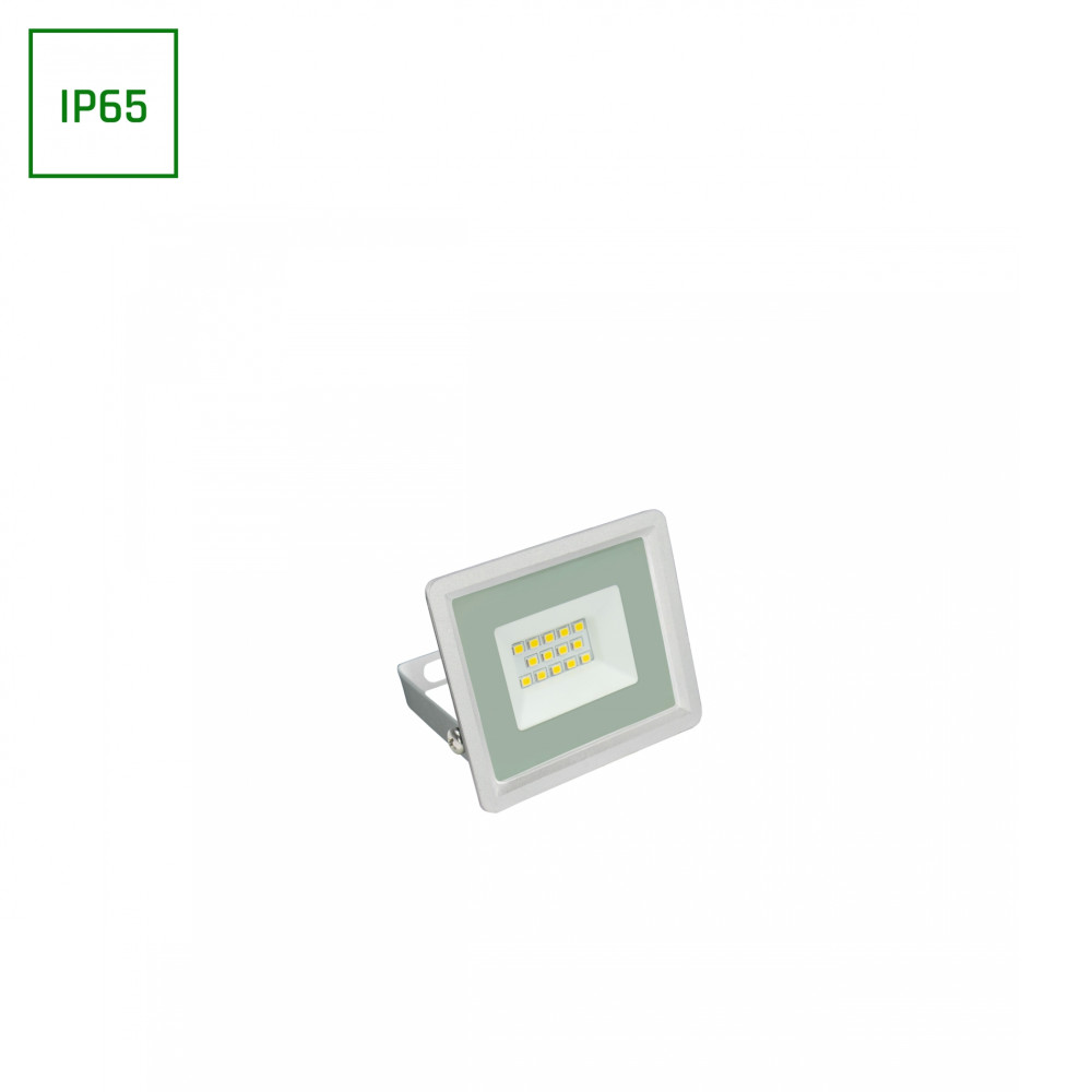 SPECTRUM LED - NOCTIS LUX 3 - 10W reflektor IP65 230V Neutrálna biela / 4000°K - Biely