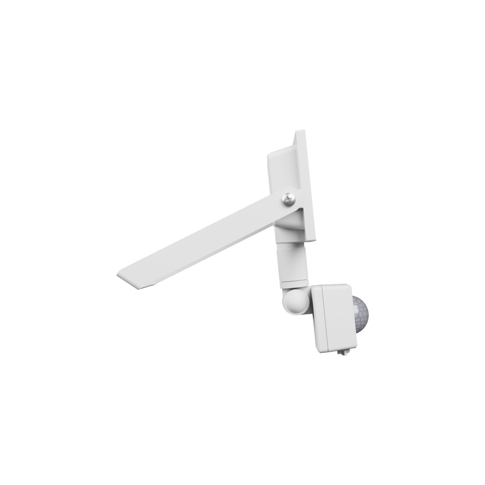 SPECTRUM LED - NOCTIS LUX 4 - 10W reflektor IP44 230V Studená biela / 6000°K - Biely / so senzorom pohybu