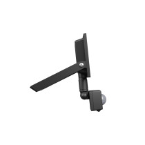 SPECTRUM - NOCTIS LUX 4 - 10W reflektor IP44 230V Neutrálna biela / 4000°K - Čierny / so senzorom pohybu