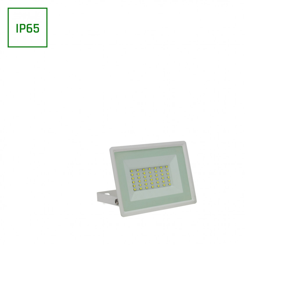 SPECTRUM LED - NOCTIS LUX 3 - 30W reflektor IP65 230V Neutrálna biela / 4000°K - Biely