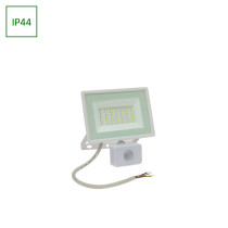 SPECTRUM LED - NOCTIS LUX 3 - 30W reflektor IP44 230V Teplá biela / 3000°K / 4000°K - Čierny / so senzorom pohybu