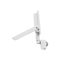 SPECTRUM LED - NOCTIS LUX 4 - 30W reflektor IP44 230V Studená biela / 6000°K - Biely / so senzorom pohybu