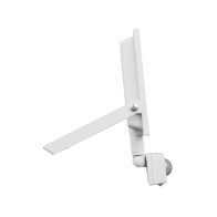 SPECTRUM - NOCTIS LUX 4 - 50W reflektor IP44 230V Teplá biela / 3000°K - Biely / so senzorom pohybu