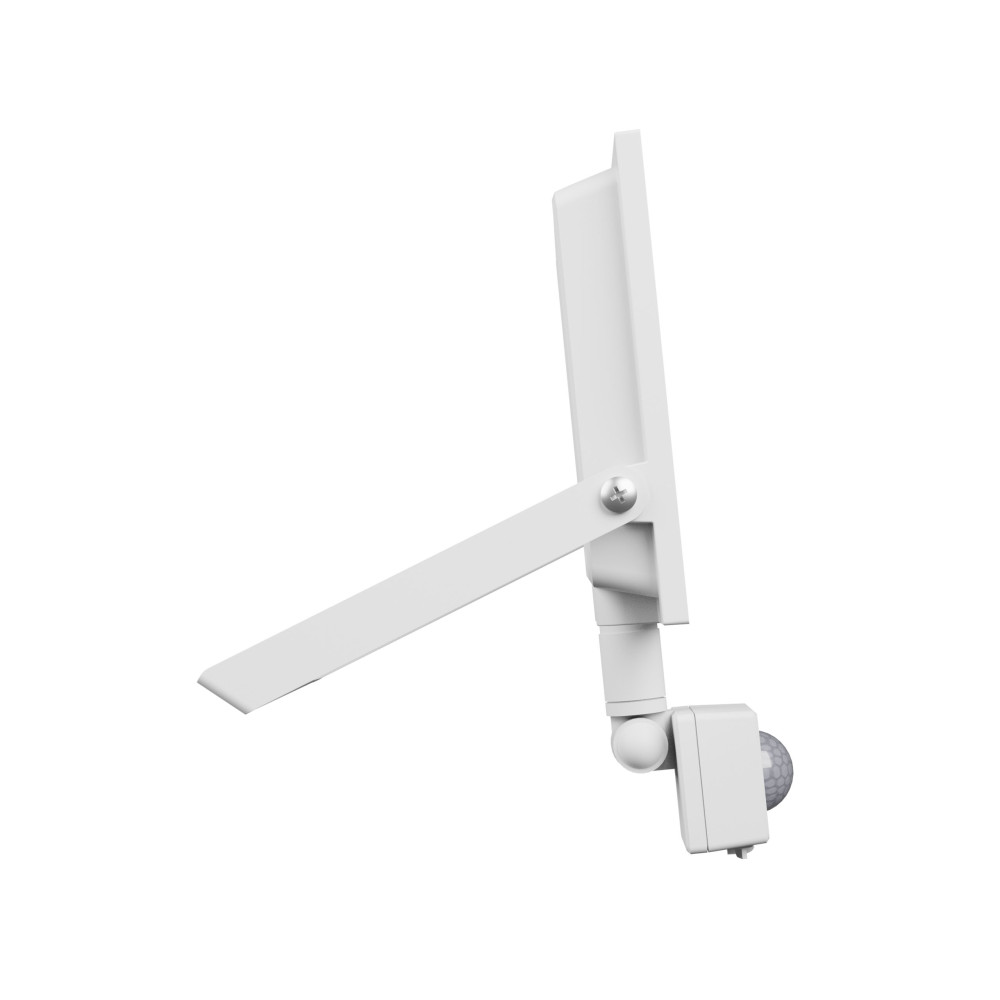 SPECTRUM - NOCTIS LUX 4 - 50W reflektor IP44 230V Teplá biela / 3000°K - Biely / so senzorom pohybu