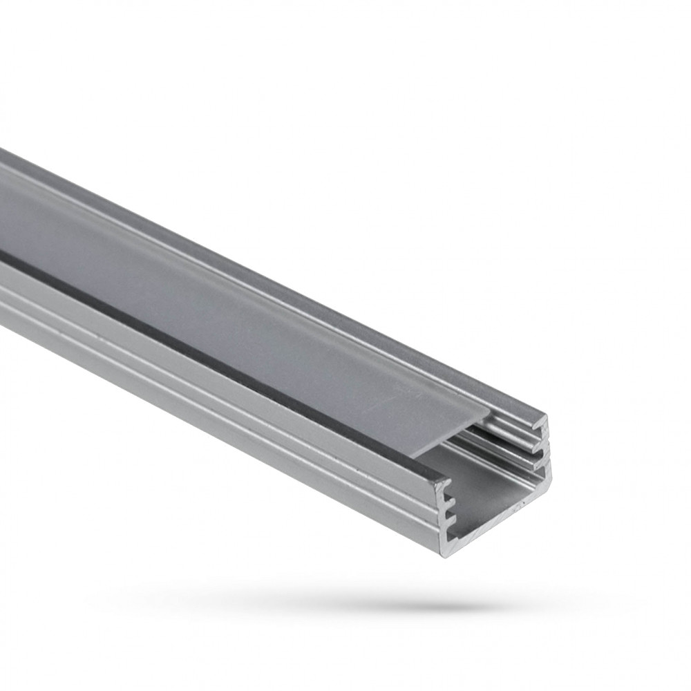 SPECTRUM LED - 2m SLIM Povrchový hliníkový profil / Mliečny difúzor