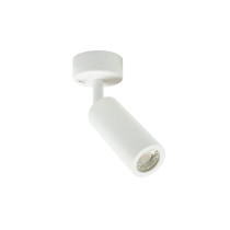 SPECTRUM - MADARA SLIM stropné/nástenné bodové svietidlo GU11/MR11 IP20 Ø36x95x165mm 250V - Biele / s ON/OFF spínačom