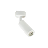 SPECTRUM - MADARA SLIM stropné/nástenné bodové svietidlo GU11/MR11 IP20 Ø36x95x165mm 250V - Biele / s ON/OFF spínačom
