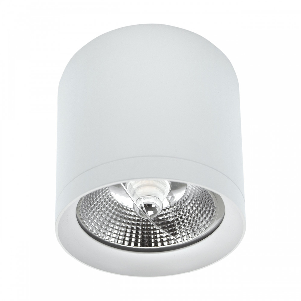 SPECTRUM - CHLOE AR111 ANTI-REFLEXNÉ povrchové bodové kruhové svietidlo GU10 IP20 118x110mm 230V - Biele