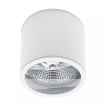 SPECTRUM - CHLOE AR111 povrchové bodové kruhové svietidlo GU10 IP44 118x114mm 250V - Biele