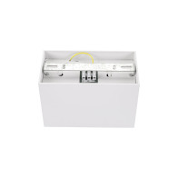 SPECTRUM - CHLOE DUO 2xGU10 povrchové bodové obdlžníkové nastaviteľné svietidlo IP20 97x185x125mm 250V - Biele