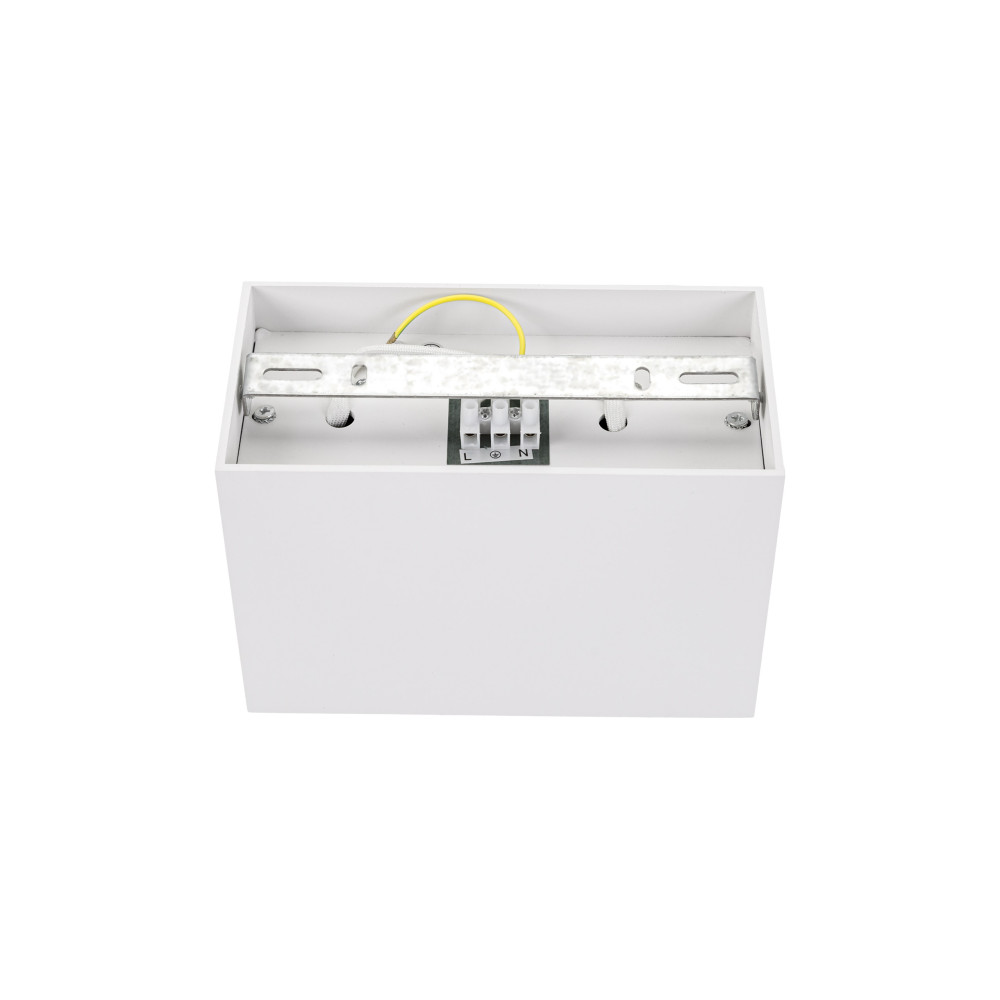 SPECTRUM - CHLOE DUO 2xGU10 povrchové bodové obdlžníkové nastaviteľné svietidlo IP20 97x185x125mm 250V - Biele