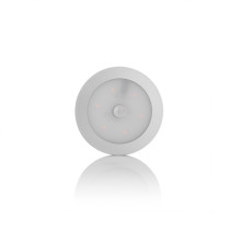SPECTRUM LED - CABINET ROUND SMD LED 2,9W povrchové svietidlo 120° IP20 Ø68x7mm 12V Teplá biela / 3000°K - PIR pohybový snímač