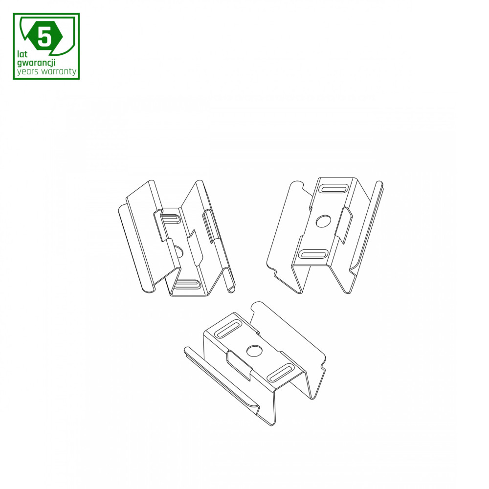 SPECTRUM - ALLDAY BASIC 1503 - inštalačný SET pre montáž na povrch (3ks)