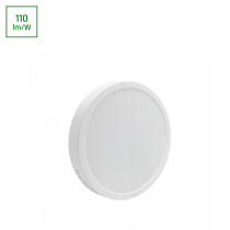 SPECTRUM - ALGINE DOWNLIGHT prisadený kruhový panel 24W 120° IK06 IP20 288x38MM 230V Neutrálna biela / 4000°K - Biely