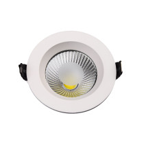 SPECTRUM - LACRIMA DOWNLIGHT COB LED 10W zapustené svietidlo 60° IP20 Ø126x70mm 230V Teplá biela / 3000°K - Biele