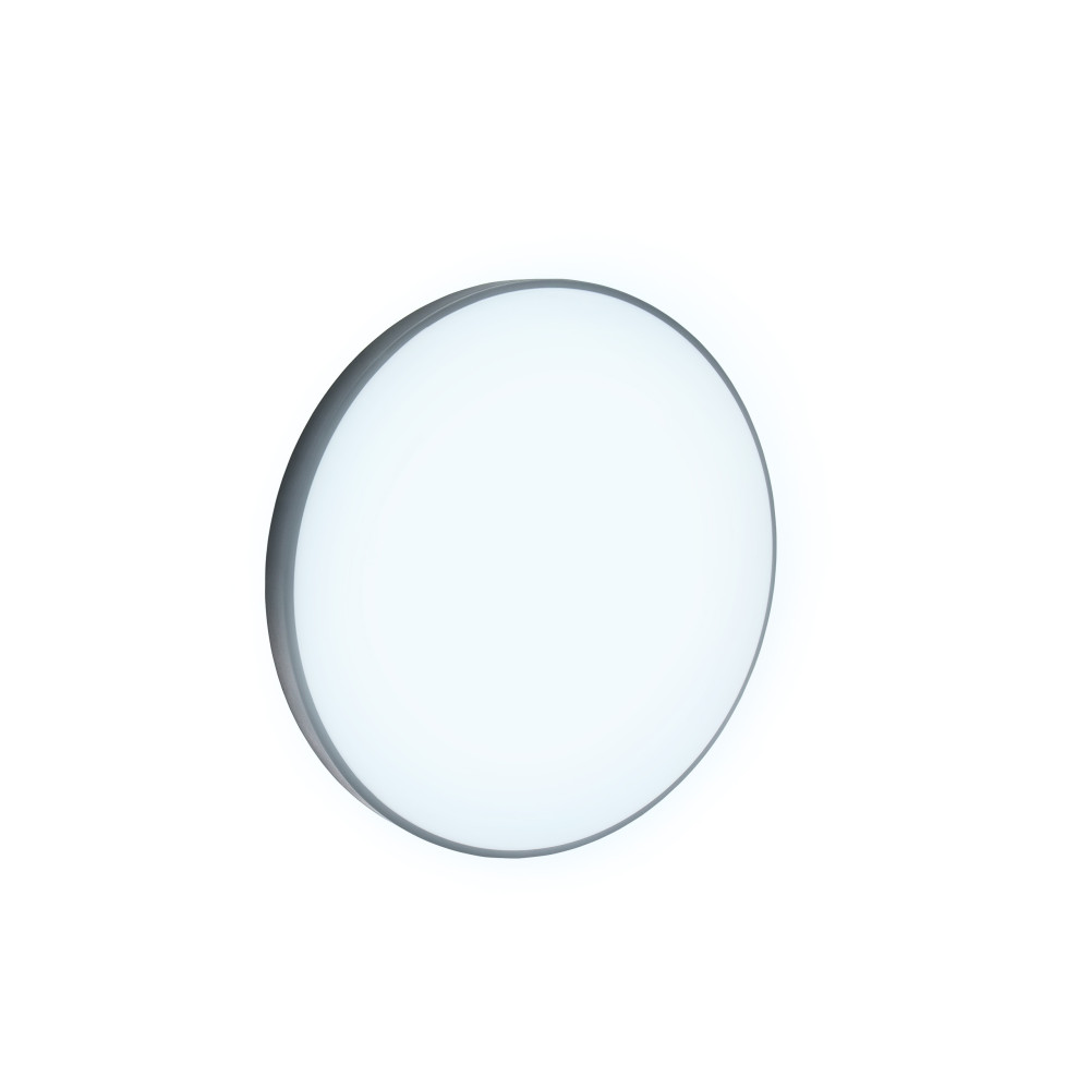 SPECTRUM - NYMPHEA RINGS 24W - plafónové svietidlo 115° IP54 Ø320x52mm 230V Studená biela / 6000°K - Biely + Čierny lem