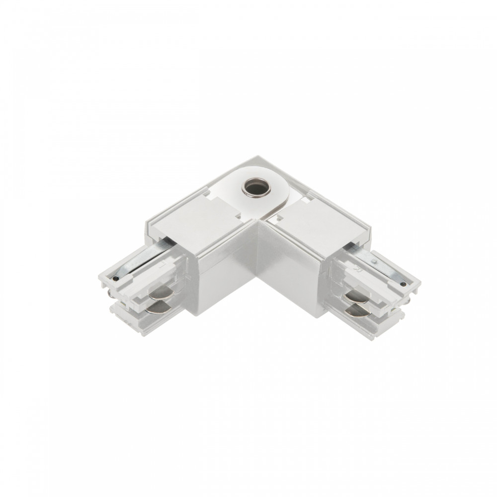 SPECTRUM LED - SPS 2 uhlový 3-fázový konektor / nastaviteľný uhol - Biely