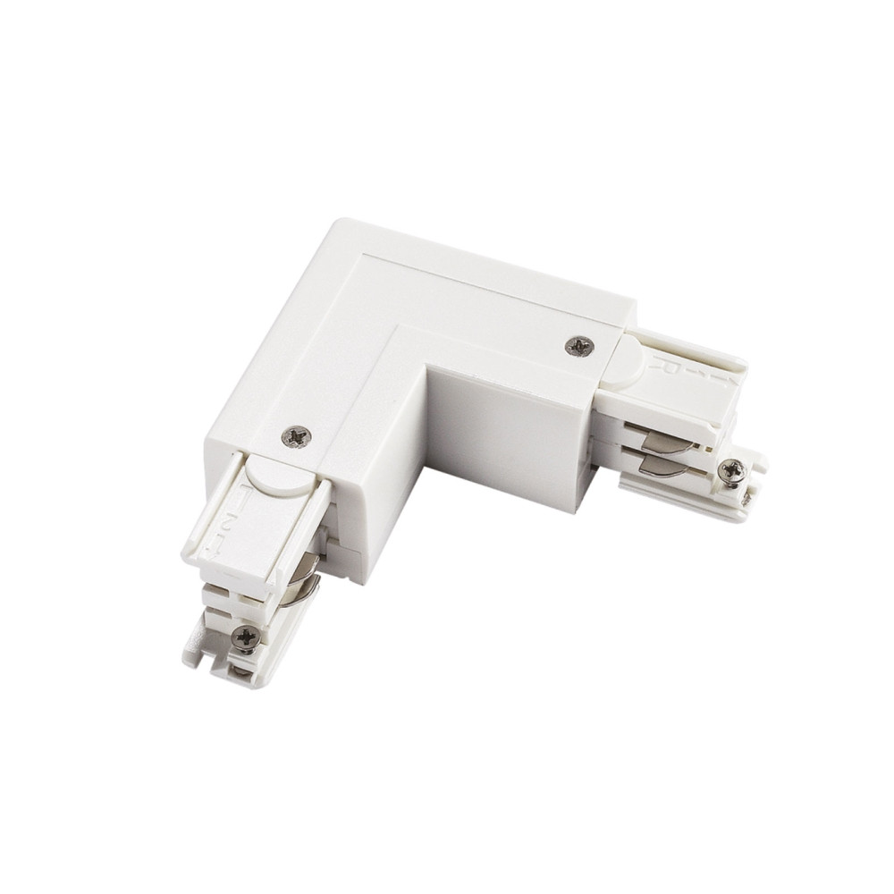 SPECTRUM LED - SPS 2 uhlový 3-fázový konektor / ľavý - Biely