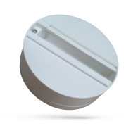 SPECTRUM - SPS 2 pevný ukončovací adaptér MONOPOINT 3-fázový Ø35x110mm - Biely