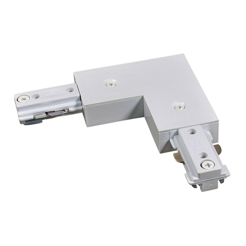 SPECTRUM LED - SPS uhlový 1-fázový konektor / ľavý - Biely