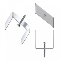 SPECTRUM - SPS montážny úchyt pre zapustené koľajnice - Strieborný