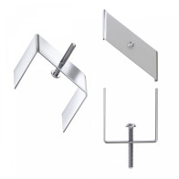 SPECTRUM - SPS montážny úchyt pre zapustené koľajnice - Strieborný