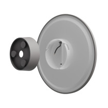 SPECTRUM LED - PIATTA 18W - fasádne svietidlo IP44 Ø250x47mm 230V CCT - Sivé