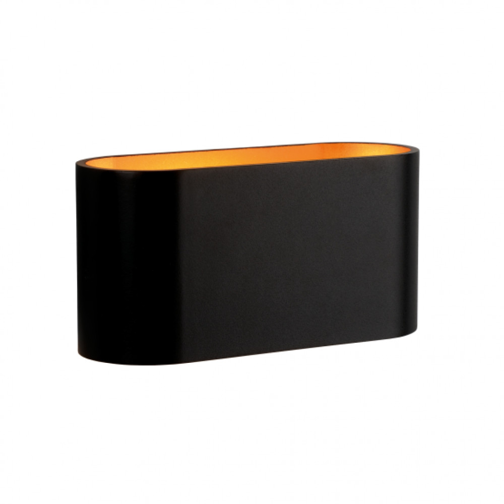 SPECTRUM LED - SQUALLA - fasádne svietidlo G9 IP20 80x80x160mm 250V - Čierno / Zlaté