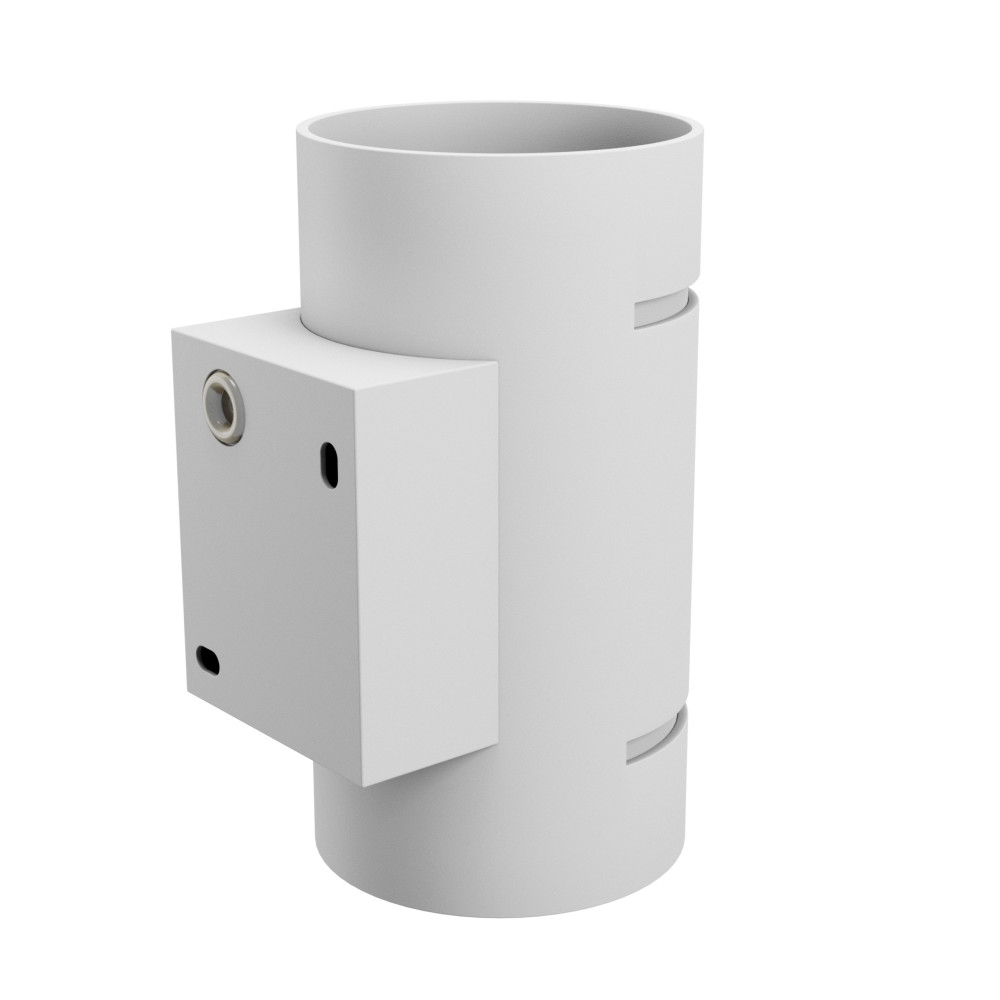 SPECTRUM LED - SQUALLA LUMO ROUND - fasádne svietidlo G9 IP20 Ø80x150mm 250V - Biele