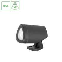 SPECTRUM - TORRE CREE 3W - fasádne bodové svietidlo 30° IP65 89x73x66mm 230V Neutrálna biela / 4000°K - Sivé