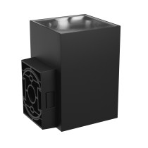 SPECTRUM LED - TORRE SQUARE 18W - fasádne jednosmerné svietidlo 30° IP54 Ø99x78x114mm 230V CCT - Čierne