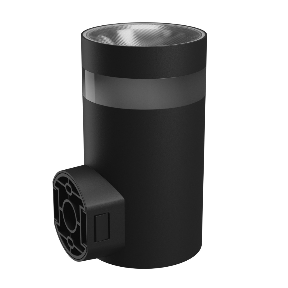 SPECTRUM LED - TORRE RING ROUND 9W - fasádne jednosmerné svietidlo 30° IP54 Ø99x78x156mm 230V CCT - Čierne
