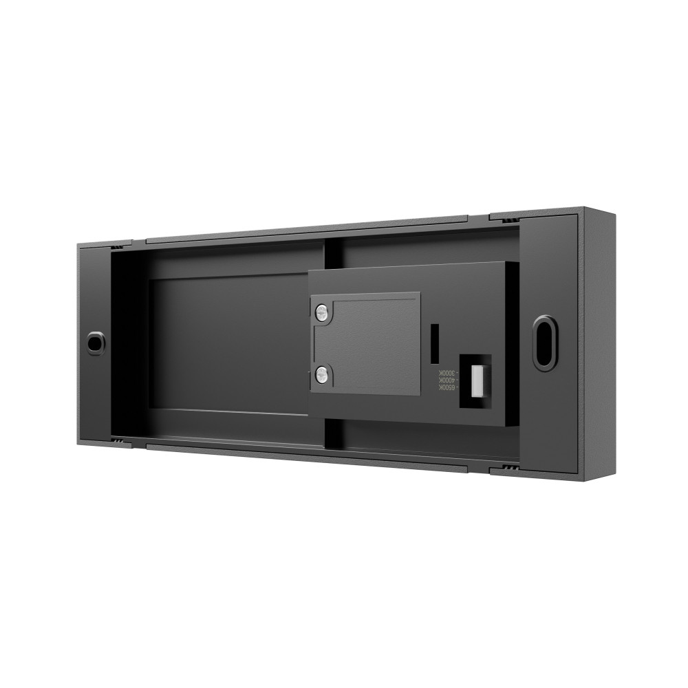 SPECTRUM - ENCANTA 6W povrchové fasádne svietidlo 120° IP54 230x80x30mm 230V CCT - Čierne