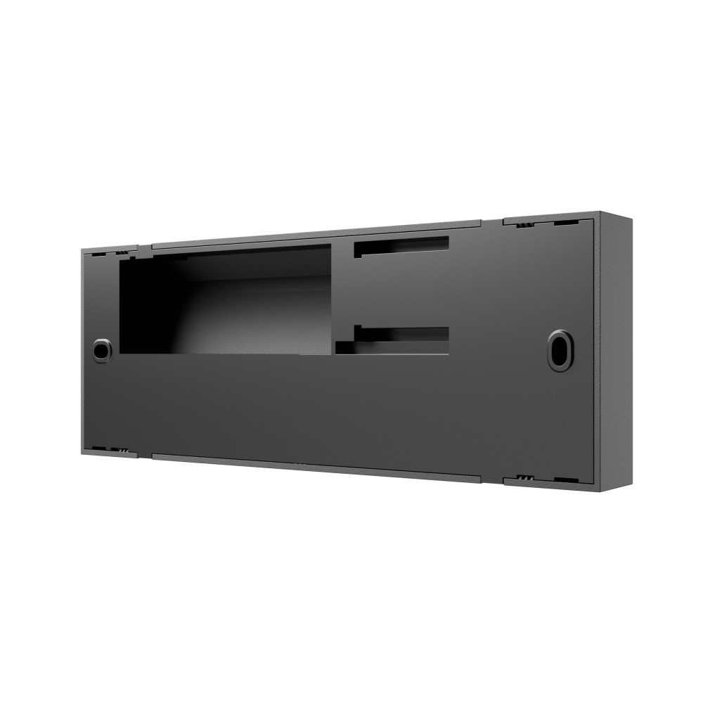 SPECTRUM LED - ENCANTA ASYMMETRIC 6W povrchové fasádne svietidlo IP54 230x80x30mm 230V CCT - Čierne
