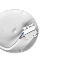 SPECTRUM - TECHNIC ROUND LED 8W - technické svietidlo 120° IK10 IP54 Ø140x48mm 230V Neutrálna biela / 4000°K - Biele