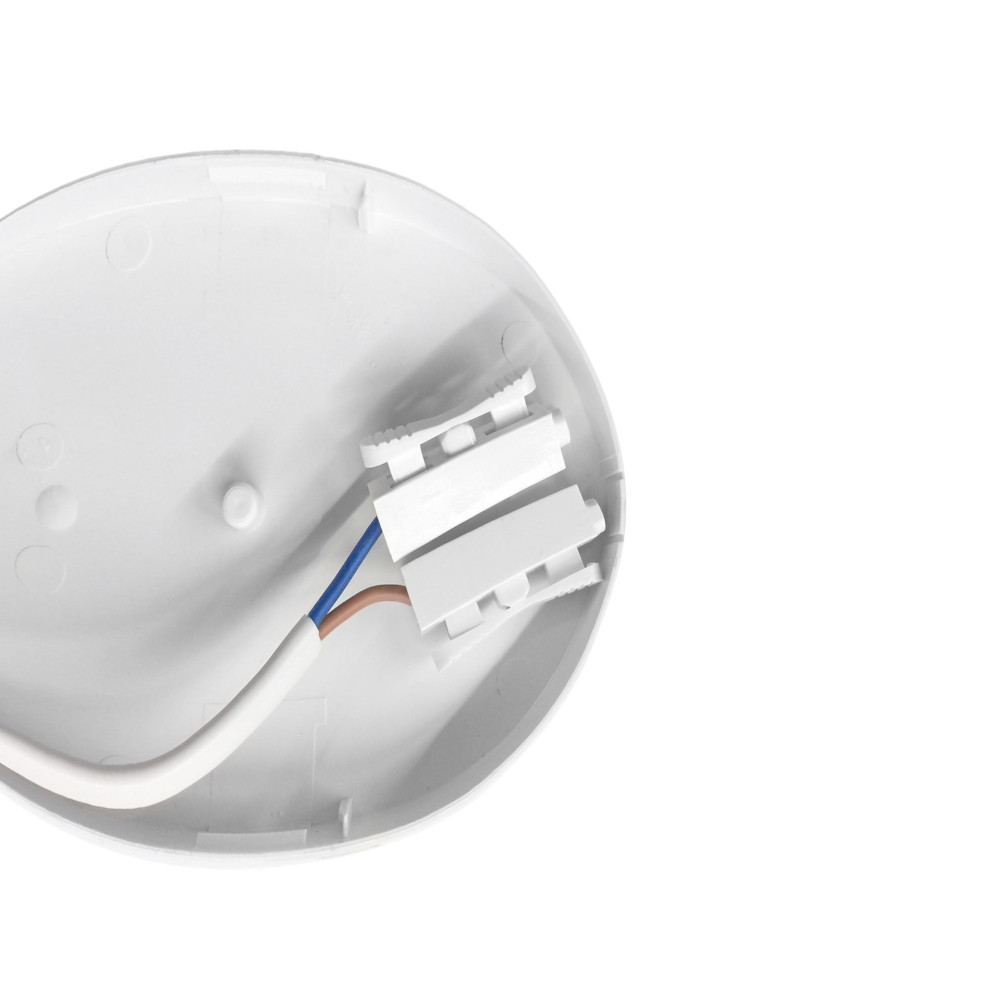 SPECTRUM - TECHNIC ROUND LED 8W - technické svietidlo 120° IK10 IP54 Ø140x48mm 230V Neutrálna biela / 4000°K - Biele