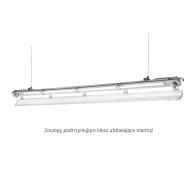SPECTRUM - LIMEA SLIM 1500 - LED trubicové svietidlo 1610x65x63mm - IP65 - G13 - 250V - Sivé