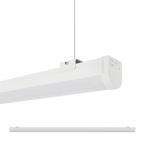 SPECTRUM LED - LIMEA SLIM 2 - 60W hermetické svietidlo IK08 IP66 1700x65x67mm 230V Teplá biela / 3000°K - Biele / Záruka 5 rokov