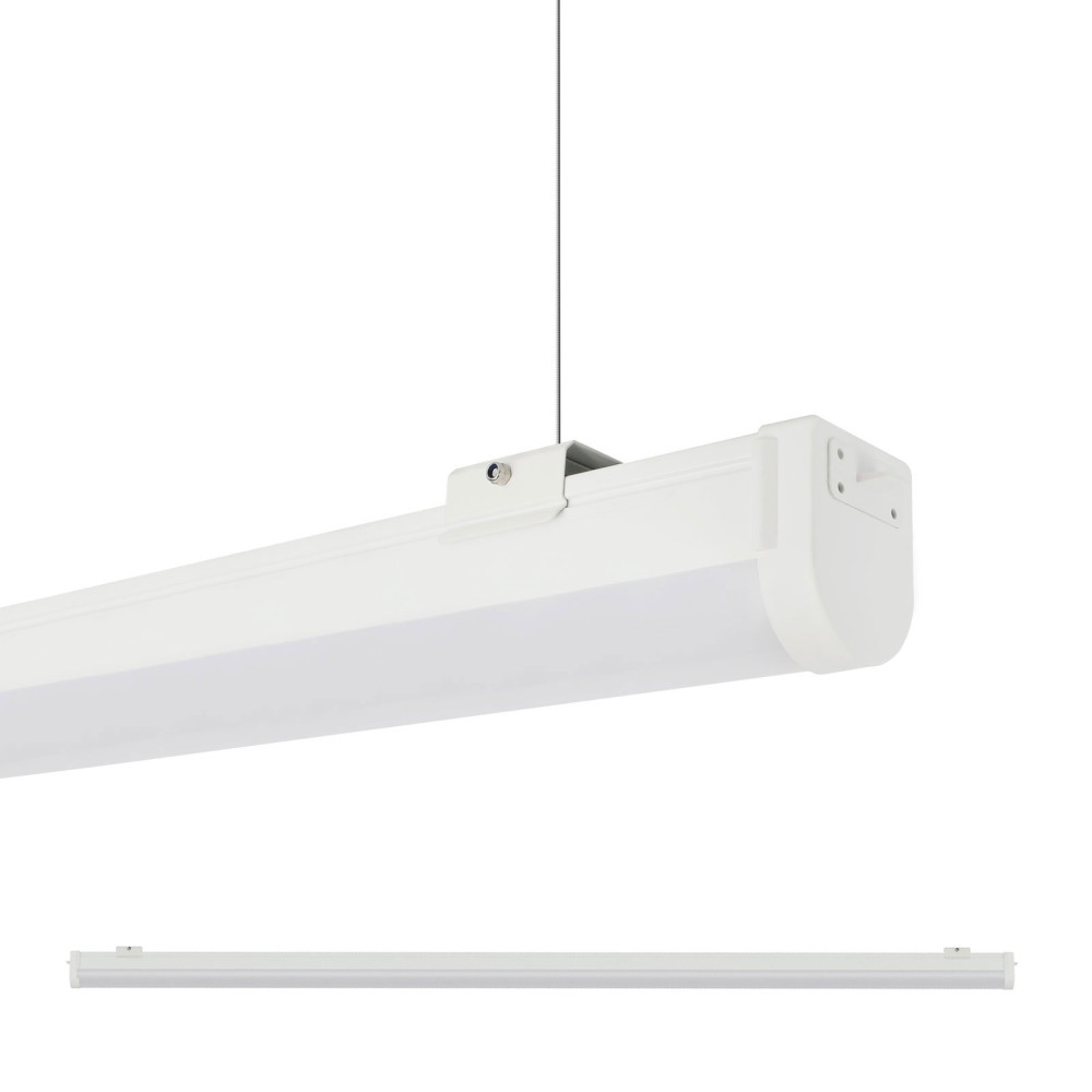 SPECTRUM LED - LIMEA SLIM 2 - 60W hermetické svietidlo IK08 IP66 1700x65x67mm 230V Teplá biela / 3000°K - Biele / Záruka 5 rokov