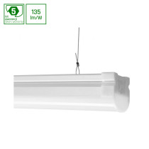 SPECTRUM - LIMEA SLIM - 60W hermetické svietidlo 130° IP66 1700x60x75mmmm 230V Teplá biela / 3000°K - Biele / Záruka 5 rokov