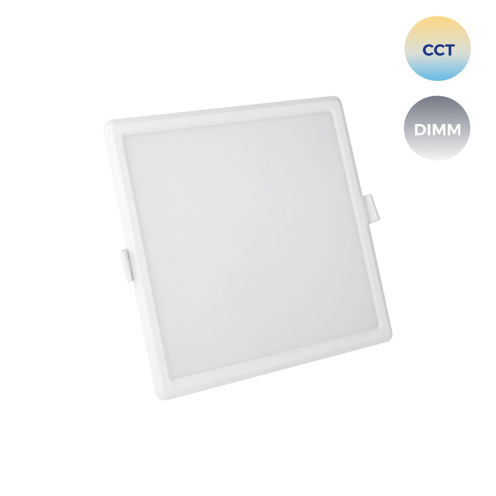 SPECTRUM LED - ALGINE SMART LED zapustený štvorcový panel 12W CCT-DIM WI-FI