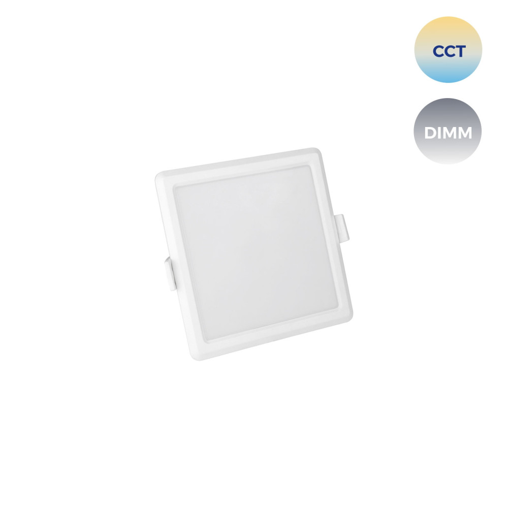 SPECTRUM - ALGINE SMART LED zapustený štvorcový panel 6W CCT-DIM WI-FI