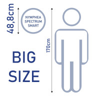 SPECTRUM - NYMPHEA SMART 36W - plafónové svietidlo 130° IK10 IP20 Ø488x72mm 230V CCT-DIM WI-FI - Biele