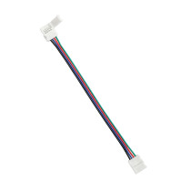 SPECTRUM - obojstranný konektor "KLIK" s káblom pre RGB LED SMD pásik 10mm
