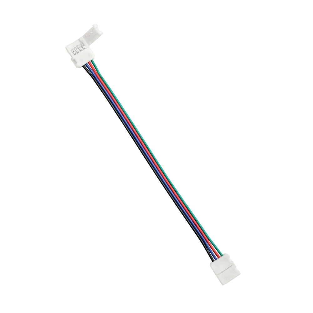 SPECTRUM - obojstranný konektor "KLIK" s káblom pre RGB LED SMD pásik 10mm