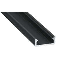 Led-Labs LED profil LUMINES typ D čierny elox 3m
