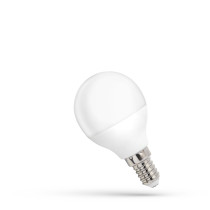 SPECTRUM LED - Žiarovka- 4W - 340lm - 160° - 230V - Studená biela / 6000°K - G45 E-14