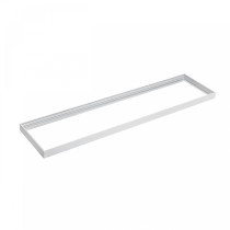 SPECTRUM - montážny rámček na povrch pre LED panel - ALGINE SLIM / BACKLIGHT 300x1200x70mm - Biely